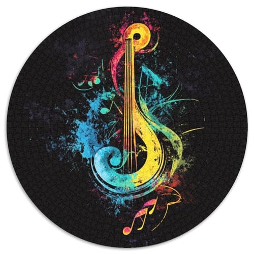Musiknotation Puzzle 1000 Teile Schwer Puzzle Spielzeug Pädagogisches Spiel Impossible Herausforderungsspielzeug Für Erwachsene Kinder 1000pcs (67.5x67.5cm) von LFVBASOYU