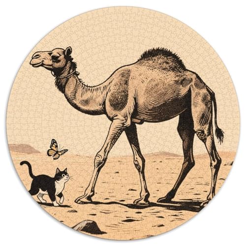 Niedliche Tierfreunde Puzzle 1000 Teile Schwer Puzzle Spielzeug Pädagogisches Spiel Impossible Zoo Herausforderungsspielzeug Für Erwachsene Und Kinder in Bewährter 1000pcs (67.5x67.5cm) von LFVBASOYU