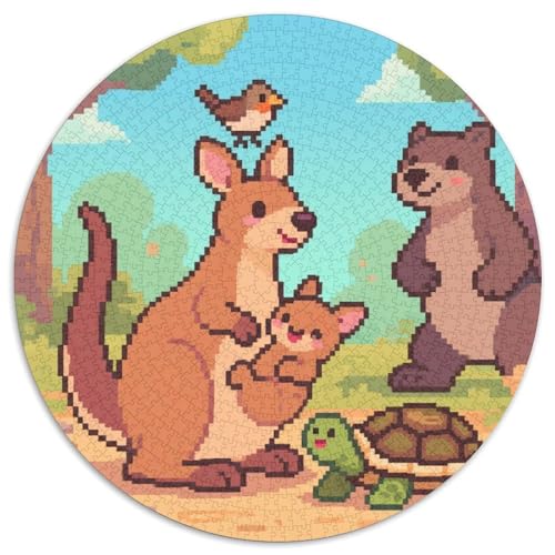 Niedliche Tierfreunde Puzzles 1000 Teile Schwer Puzzle Spielzeug Lernspiel Impossible Zoo Herausforderung Spielzeug Für Erwachsene Und Kinder Ab 14 Jahren 1000pcs (67.5x67.5cm) von LFVBASOYU