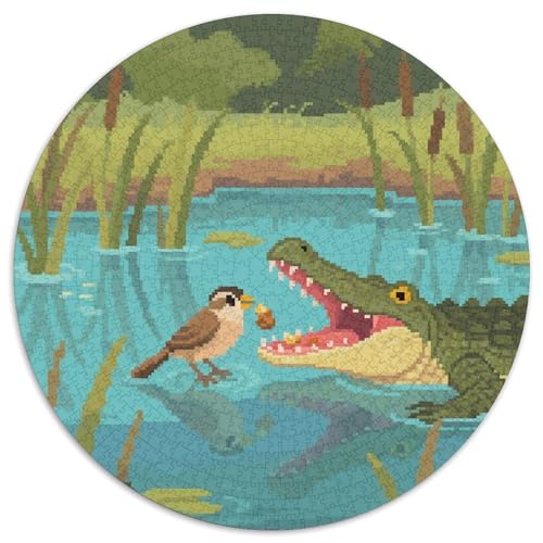 Niedliche Tierfreunde Puzzles 1000 Teile Schwer Puzzle Spielzeug Lernspiel Impossible Zoo Herausforderungsspielzeug Für Erwachsene Kinder 1000pcs (67.5x67.5cm) von LFVBASOYU