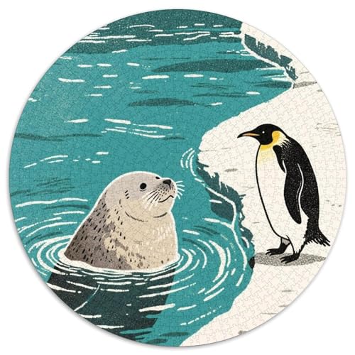 Niedliche Tierfreunde Puzzles 1000 Teile Schwer Puzzle Spielzeug Lernspiel Impossible Zoo Herausforderungsspielzeug Für Erwachsene Und Kinder Ab 14 Jahren 1000pcs (67.5x67.5cm) von LFVBASOYU