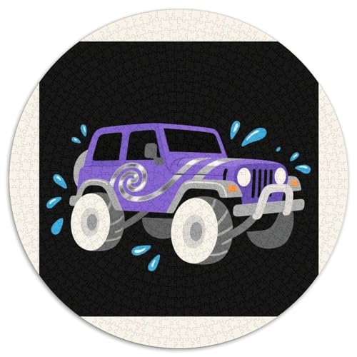 Offroad Fahrzeug Puzzles 1000 Teile Schwer Puzzle Spielzeug Pädagogisches Spiel Impossible Dynamic Auto Herausforderung Spielzeug Für Erwachsene Kinder 1000pcs (67.5x67.5cm) von LFVBASOYU