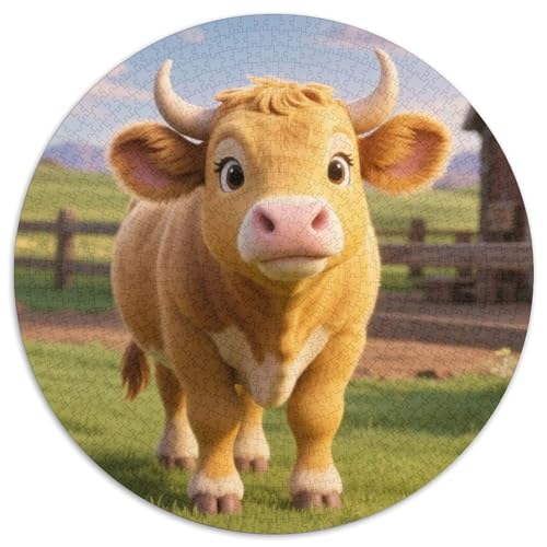 Ox Puzzle 1000-teilige Schwer Puzzle Spielzeug Lernspiel Impossible Tiere Herausforderungsspielzeug Für Erwachsene Und Kinder in Bewährter 1000pcs (67.5x67.5cm) von LFVBASOYU