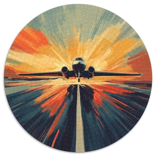 Passagierflugzeuge Puzzle 1000 Teile Schwer Puzzle Spielzeug Pädagogisches Spiel Impossible Herausforderungsspielzeug Für Erwachsene Und Kinder Ab 14 Jahren 1000pcs (67.5x67.5cm) von LFVBASOYU