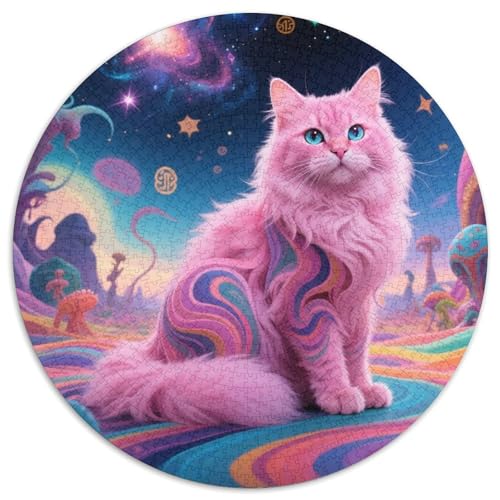 Persian Katze Puzzle 1000-teilige Schwer Puzzle Spielzeug Lernspiel Impossible Haustier Herausforderung Spielzeug Für Erwachsene Kinder 1000pcs (67.5x67.5cm) von LFVBASOYU