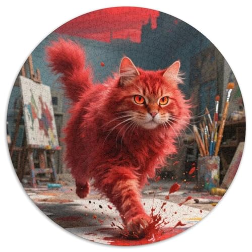 Persian Katze Puzzle 1000-teilige Schwer Puzzle Spielzeug Lernspiel Impossible Haustier Herausforderung Spielzeug Für Erwachsene Kinder 1000pcs (67.5x67.5cm) von LFVBASOYU