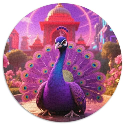 Pfauen Puzzle 1000 Teile Schwer Puzzle Spielzeug Lernspiel Impossible Tiere Herausforderung Spielzeug Für Erwachsene Und Kinder Ab 14 Jahren 1000pcs (67.5x67.5cm) von LFVBASOYU