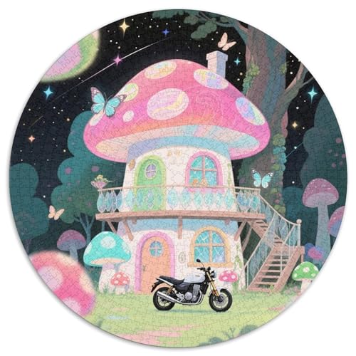Pilz Haus Puzzles 1000 Teile Schwer Puzzle Spielzeug Lernspiel Impossible fantastisch Herausforderungsspielzeug Für Erwachsene Und Kinder Ab 14 Jahren 1000pcs (67.5x67.5cm) von LFVBASOYU