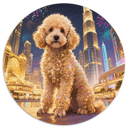 Poodle Puzzle 1000-teilige Schwer Puzzle Spielzeug Lernspiel Impossible Haustier Herausforderungsspielzeug Für Erwachsene Und Kinder Ab 14 Jahren 1000pcs (67.5x67.5cm) von LFVBASOYU