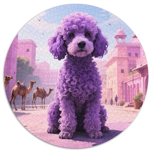 Poodle Puzzles 1000 Teile Schwer Puzzle Spielzeug Pädagogisches Spiel Impossible Haustier Herausforderungsspielzeug Für Erwachsene Und Kinder Ab 14 Jahren 1000pcs (67.5x67.5cm) von LFVBASOYU