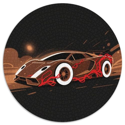 Race Auto Puzzle 1000-teilige Schwer Puzzle Spielzeug Lernspiel Impossible Dynamic Auto Herausforderungsspielzeug Für Erwachsene Und Kinder Ab 14 Jahren 1000pcs (67.5x67.5cm) von LFVBASOYU