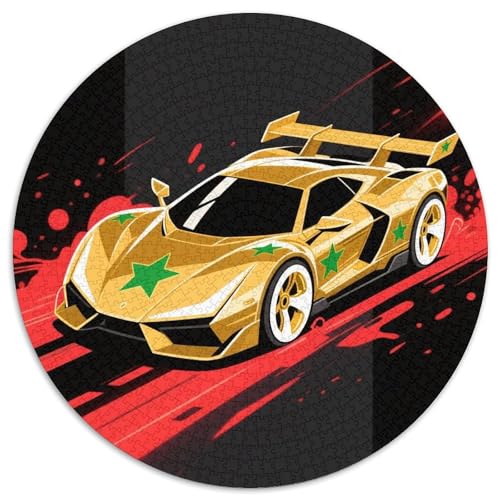 Race Auto Puzzles 1000 Teile Schwer Puzzle Spielzeug Pädagogisches Spiel Impossible Dynamic Auto Herausforderung Spielzeug Für Erwachsene Und Kinder Ab 14 Jahren 1000pcs (67.5x67.5cm) von LFVBASOYU