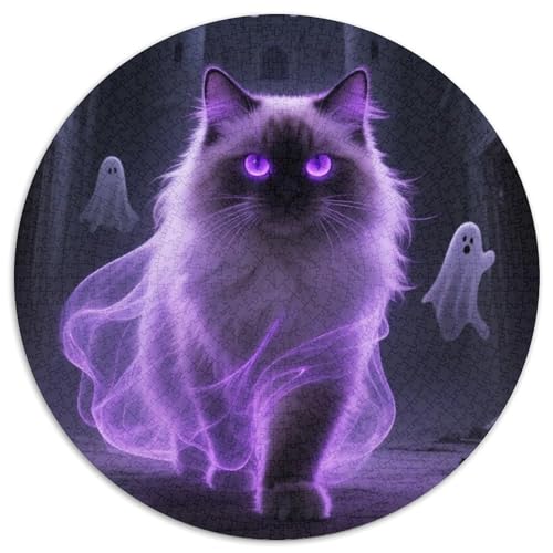 Ragdoll Puzzle 1000 Teile Schwer Puzzle Spielzeug Pädagogisches Spiel Impossible Haustier Herausforderung Spielzeug Für Erwachsene Kinder 1000pcs (67.5x67.5cm) von LFVBASOYU
