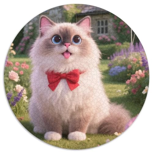 Ragdoll Puzzle 1000 Teile Schwer Puzzle Spielzeug Pädagogisches Spiel Impossible Haustier Herausforderungsspielzeug Für Erwachsene Und Kinder in Bewährter 1000pcs (67.5x67.5cm) von LFVBASOYU