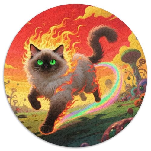 Ragdoll Puzzle 1000-teilige Schwer Puzzle Spielzeug Pädagogisches Spiel Impossible Haustier Herausforderungsspielzeug Für Erwachsene Kinder 1000pcs (67.5x67.5cm) von LFVBASOYU