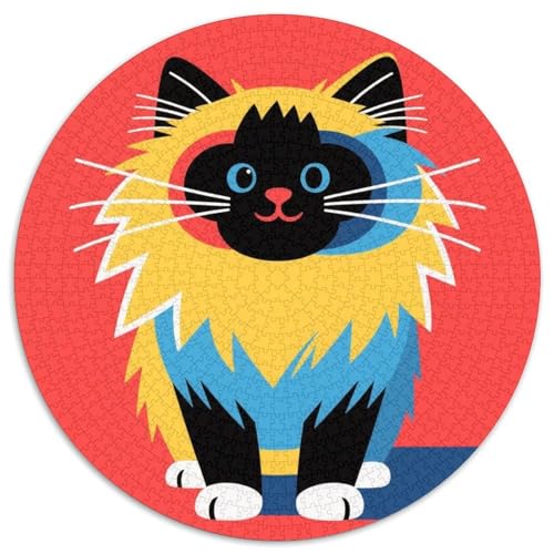 Ragdoll Puzzles 1000 Teile Schwer Puzzle Spielzeug Lernspiel Impossible Haustier Herausforderung Spielzeug Für Erwachsene Und Kinder Ab 12 Jahren 1000pcs (67.5x67.5cm) von LFVBASOYU