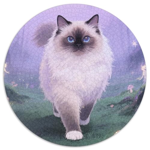 Ragdoll Puzzles 1000 Teile Schwer Puzzle Spielzeug Pädagogisches Spiel Impossible Haustier Herausforderungsspielzeug Für Erwachsene Kinder 1000pcs (67.5x67.5cm) von LFVBASOYU