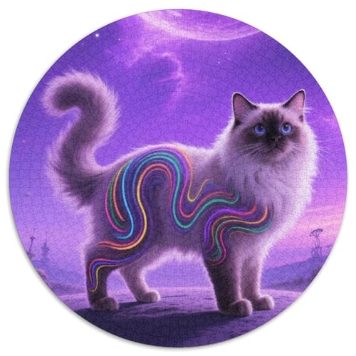 Ragdoll Puzzles 1000 Teile Schwer Puzzle Spielzeug Pädagogisches Spiel Impossible Haustier Herausforderungsspielzeug Für Erwachsene Und Kinder in Bewährter 1000pcs (67.5x67.5cm) von LFVBASOYU