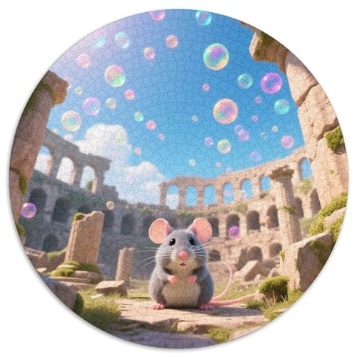 Ratte Puzzle 1000 Teile Schwer Puzzle Spielzeug Pädagogisches Spiel Impossible Tiere Herausforderung Spielzeug Für Erwachsene Kinder 1000pcs (67.5x67.5cm) von LFVBASOYU