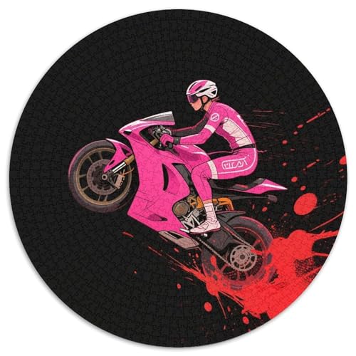 Renner Puzzle 1000 Teile Schwer Puzzle Spielzeug Lernspiel Impossible Dynamic Racing Auto Herausforderung Spielzeug Für Erwachsene Und Kinder Ab 14 Jahren 1000pcs (67.5x67.5cm) von LFVBASOYU