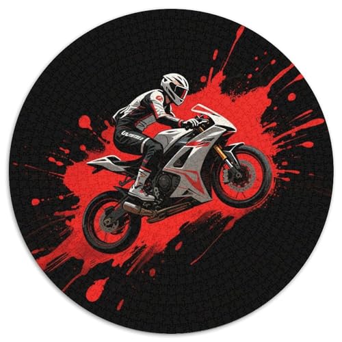 Renner Puzzle 1000 Teile Schwer Puzzle Spielzeug Lernspiel Impossible Dynamic Racing Auto Herausforderungsspielzeug Für Erwachsene Und Kinder in Bewährter 1000pcs (67.5x67.5cm) von LFVBASOYU