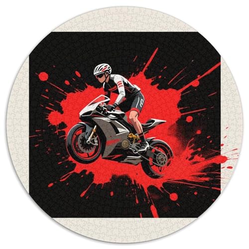 Renner Puzzles 1000-teilige Schwer Puzzle Spielzeug Lernspiel Impossible Dynamic Racing Auto Herausforderungsspielzeug Für Erwachsene Und Kinder in Bewährter 1000pcs (67.5x67.5cm) von LFVBASOYU