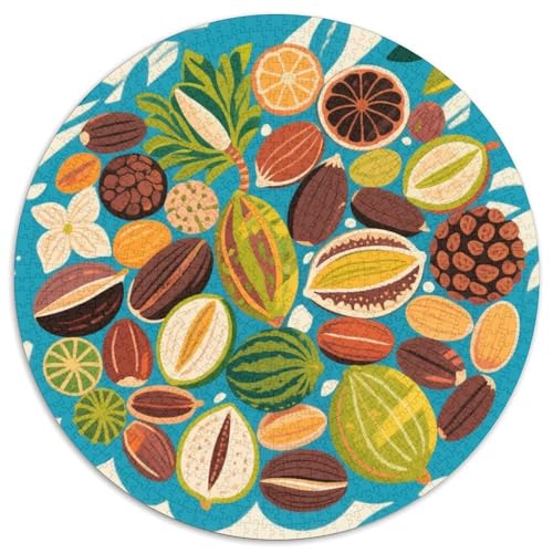 Saatgut Puzzle 1000-teilige Schwer Puzzle Spielzeug Lernspiel Impossible Früchte Herausforderung Spielzeug Für Erwachsene Und Kinder in Bewährter 1000pcs (67.5x67.5cm) von LFVBASOYU