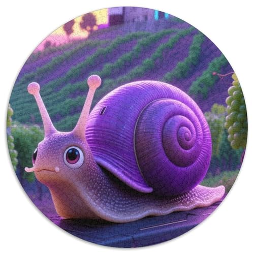 Schnecke Puzzles 1000 Teile Schwer Puzzle Spielzeug Pädagogisches Spiel Impossible Tiere Herausforderung Spielzeug Für Erwachsene Kinder 1000pcs (67.5x67.5cm) von LFVBASOYU