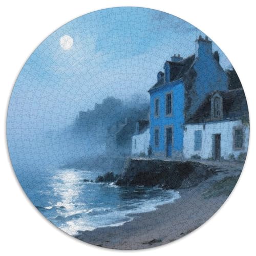 Seaside Stadt Puzzle 1000 Teile Schwer Puzzle Spielzeug Lernspiel Impossible Gebäude Herausforderung Spielzeug Für Erwachsene Und Kinder Ab 12 Jahren 1000pcs (67.5x67.5cm) von LFVBASOYU