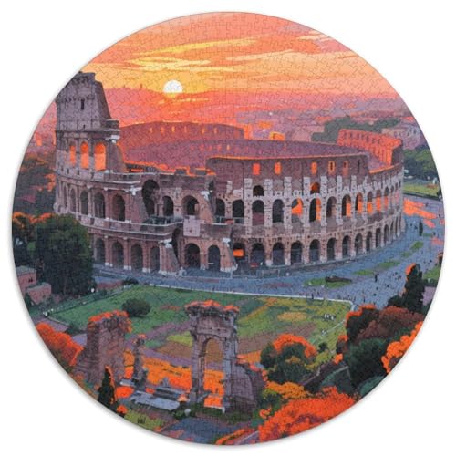 Sonnenuntergang Puzzles 1000 Teile Schwer Puzzle Spielzeug Lernspiel Impossible Ansicht Herausforderungsspielzeug Für Erwachsene Und Kinder Ab 12 Jahren 1000pcs (67.5x67.5cm) von LFVBASOYU
