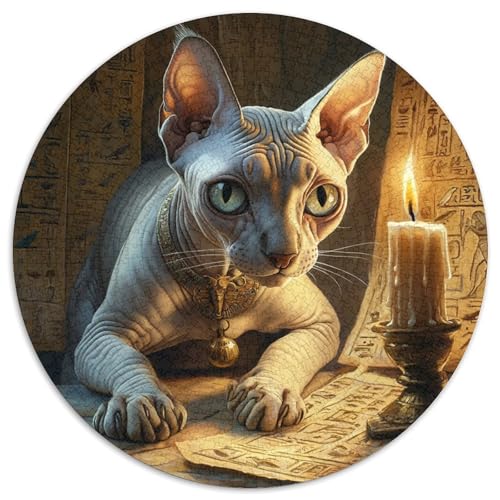 Sphinx Katze Puzzle 1000 Teile Schwer Puzzle Spielzeug Lernspiel Impossible Herausforderungsspielzeug Für Erwachsene Und Kinder Ab 12 Jahren 1000pcs (67.5x67.5cm) von LFVBASOYU