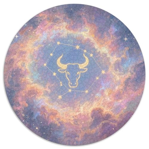 Stier Puzzle 1000 Teile Schwer Puzzle Spielzeug Lernspiel Impossible Konstellation Herausforderungsspielzeug Für Erwachsene Und Kinder in Bewährter 1000pcs (67.5x67.5cm) von LFVBASOYU