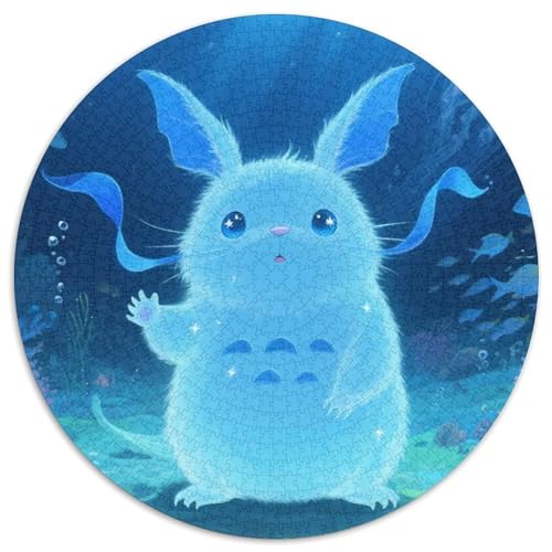 Totoro Puzzles 1000 Teile Schwer Puzzle Spielzeug Lernspiel Impossible Haustier Herausforderung Spielzeug Für Erwachsene Kinder 1000pcs (67.5x67.5cm) von LFVBASOYU