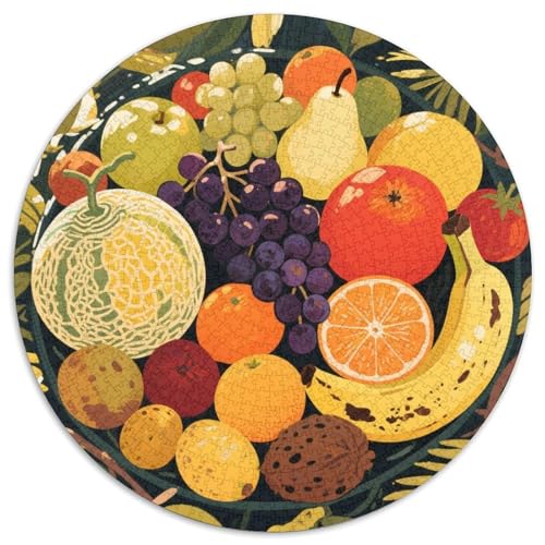 Tropische Früchte Puzzle 1000 Teile Schwer Puzzle Spielzeug Pädagogisches Spiel Impossible Früchte Herausforderungsspielzeug Für Erwachsene Kinder 1000pcs (67.5x67.5cm) von LFVBASOYU