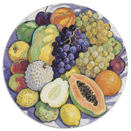 Tropische Früchte Puzzle 1000-teilige Schwer Puzzle Spielzeug Pädagogisches Spiel Impossible Früchte Herausforderung Spielzeug Für Erwachsene Und Kinder Ab 12 Jahren 1000pcs (67.5x67.5cm) von LFVBASOYU