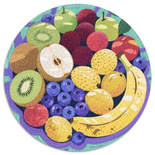 Tropische Früchte Puzzles 1000 Teile Schwer Puzzle Spielzeug Lernspiel Impossible Früchte Herausforderungsspielzeug Für Erwachsene Und Kinder Ab 12 Jahren 1000pcs (67.5x67.5cm) von LFVBASOYU