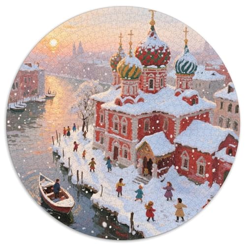 Venedig Wasserstadt Puzzles 1000 Teile Schwer Puzzle Spielzeug Lernspiel Impossible Gebäude Herausforderungsspielzeug Für Erwachsene Kinder 1000pcs (67.5x67.5cm) von LFVBASOYU