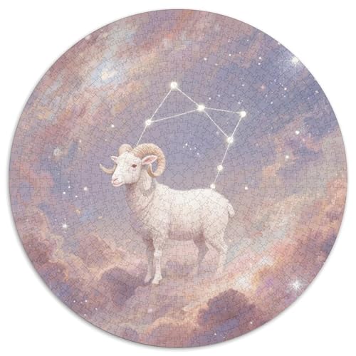 Widder Puzzle 1000 Teile Schwer Puzzle Spielzeug Lernspiel Impossible Konstellation Herausforderung Spielzeug Für Erwachsene Und Kinder in Bewährter 1000pcs (67.5x67.5cm) von LFVBASOYU