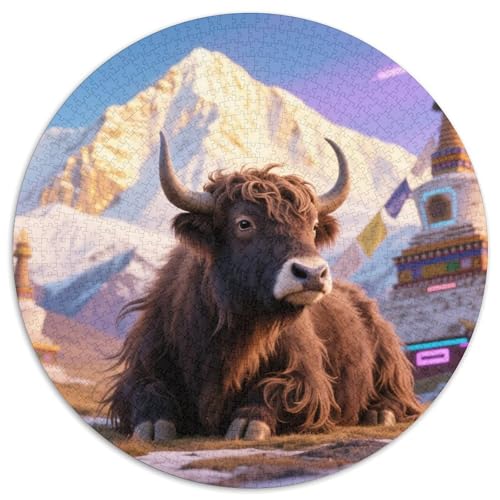 Yak Puzzles 1000-teilige Schwer Puzzle Spielzeug Lernspiel Impossible Tiere Herausforderungsspielzeug Für Erwachsene Und Kinder in Bewährter 1000pcs (67.5x67.5cm) von LFVBASOYU