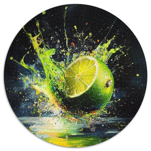 Zitrone Puzzle 1000-teilige Schwer Puzzle Spielzeug Pädagogisches Spiel Impossible Herausforderung Spielzeug Für Erwachsene Und Kinder Ab 14 Jahren 1000pcs (67.5x67.5cm) von LFVBASOYU