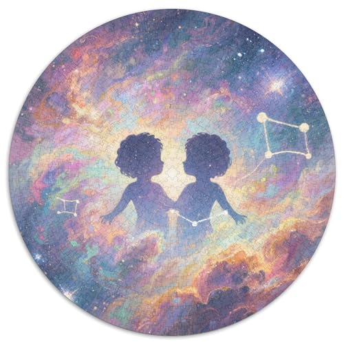 Zwillinge Puzzles 1000 Teile Schwer Puzzle Spielzeug Lernspiel Impossible Konstellation Herausforderung Spielzeug Für Erwachsene Und Kinder Ab 14 Jahren 1000pcs (67.5x67.5cm) von LFVBASOYU