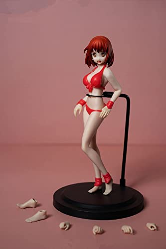 LFWDOCN 1/12 Scale Action Figure, T01 T02 T03 T04 T05 Female Super Seamless Flexible Body 6 inches Realistic Full Silicone Body with Stainless Steel Skeleton Collectable Doll (PLLB2020-T02A) von LFWDOCN