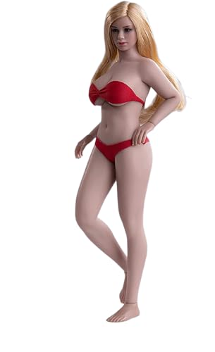 LFWDOCN 1/12 Scale Action Figure,6 inch Female Super-Flexible Slightly Fat Suntan Skin Large Bust Action Figure Doll Collection T05B von LFWDOCN