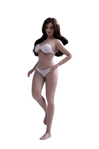 LFWDOCN 1/12 Scale Action Figure,6 inch Female Super-Flexible Slightly Fat Suntan Skin Middle Bust Action Figure Doll Collection T04B von LFWDOCN