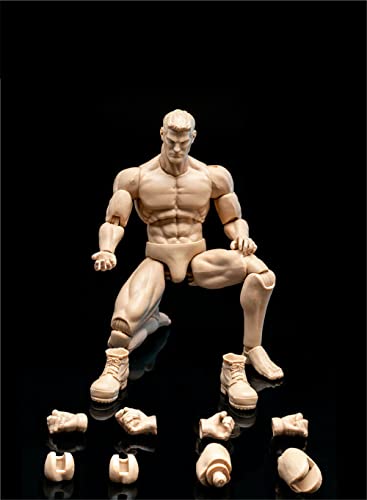 LFWDOCN 1/12 Scale Action Figure,6inch Flexible Muscular Strong Male Figure Body Doll Collection von LFWDOCN