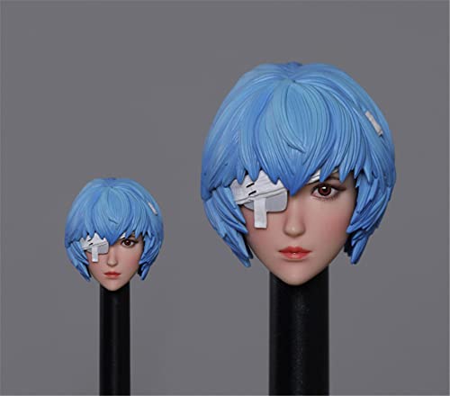LFWDOCN 1/12 Scale Female Figure Head Sculpt, Charming Girl Doll Head for 6 Inch Action Figure JIAOUDOLL HS101(M007A) von LFWDOCN