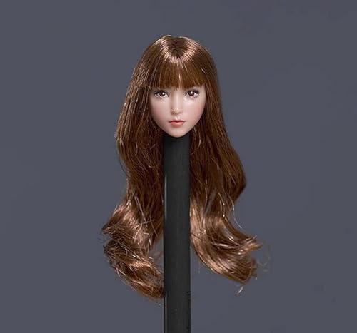 LFWDOCN 1/12 Scale Female Head Sculpt,Asian Girl Pale Skin Head Carved for 6inch Female Seamless Action Figure Collection LFWDOCN 1/12 Scale Female Head Sculpt,Asian Girl Pale Skin Head Carved for 6inch Female Seamless Action Figure Collection von LFWDOCN