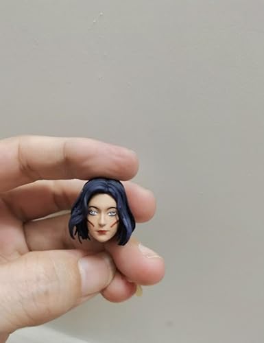 LFWDOCN 1/12 Scale Female Head Sculpt,European Girl Head Carved Carving for 6inch Female Action Figure Body Collection (B) von LFWDOCN