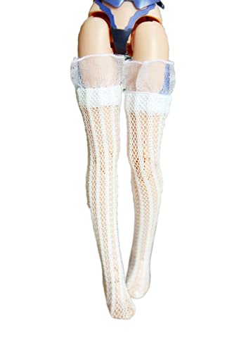 LFWDOCN 1/12 Scale Female Lace Socks for fag Mecha Girl Figure azone12 Points Doll (C, White) von LFWDOCN