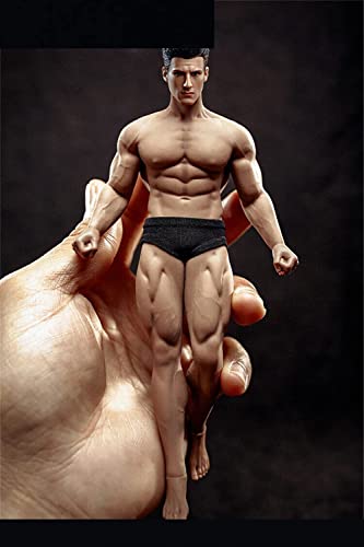 LFWDOCN 1/12 Scale Male Action Figure,6inch Male Super-Flexible Seamless Action Figure Body Doll Collection(TM02A Strong Version) von LFWDOCN